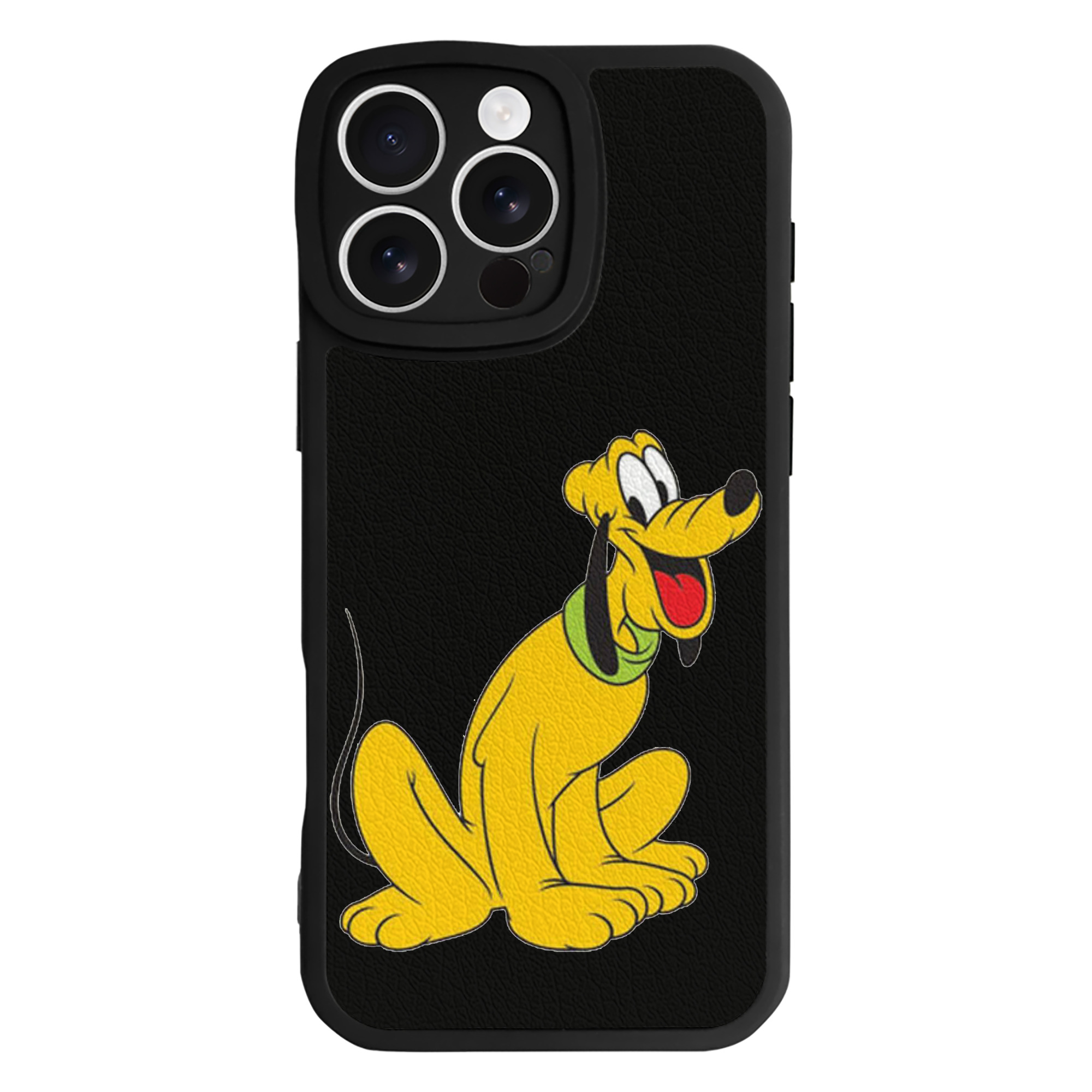 （画像用） ミッキーマウス Mickey Mouse 【iPhone 16シリーズ対応】シリコンスマホケース（レザー調） 材質：シリコン